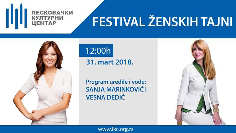 Festival ženskih Tajni Vesne Dedić i Sanje Marinković